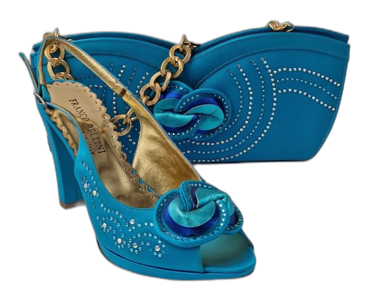 Turquoise ’Infinity’ Ornament Set