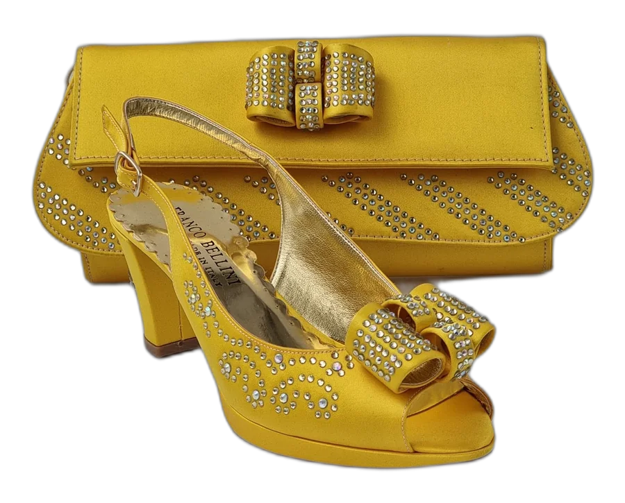 Franco Bellini Yellow Knotted Set