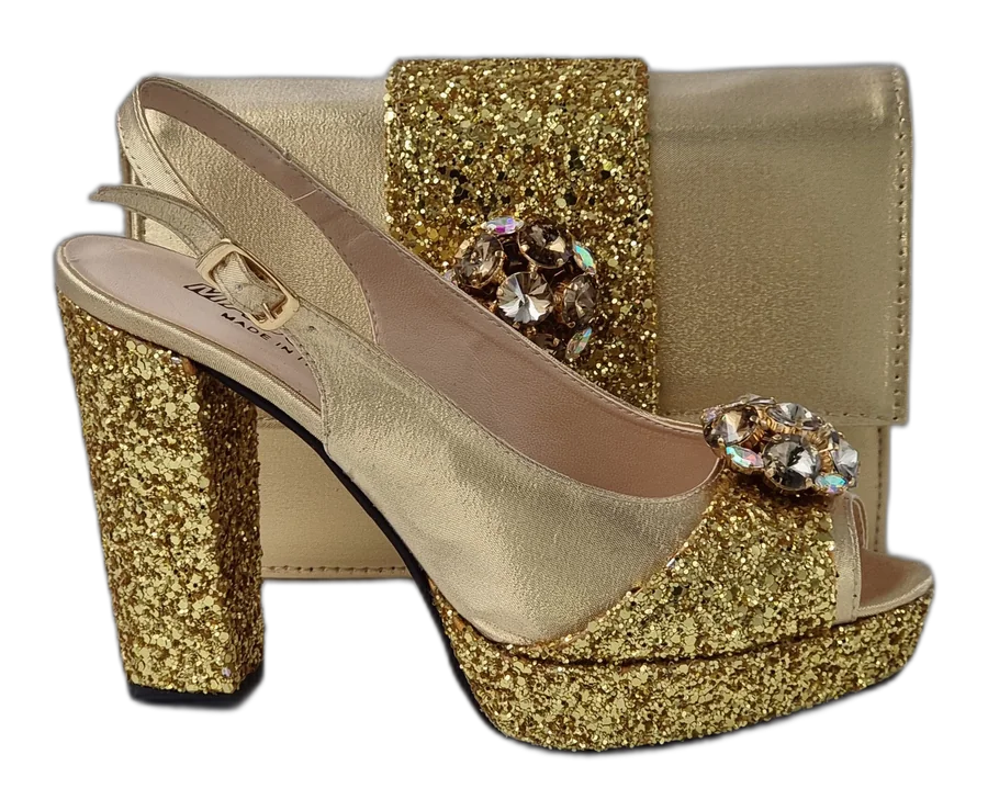 Gold Glitter High