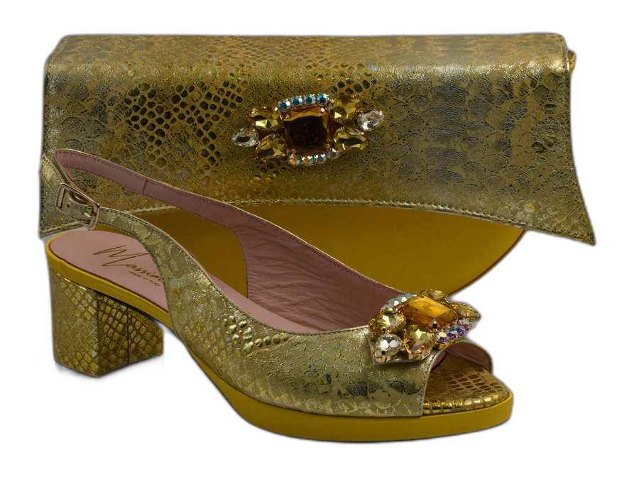 Metallic Yellow Scaled Set