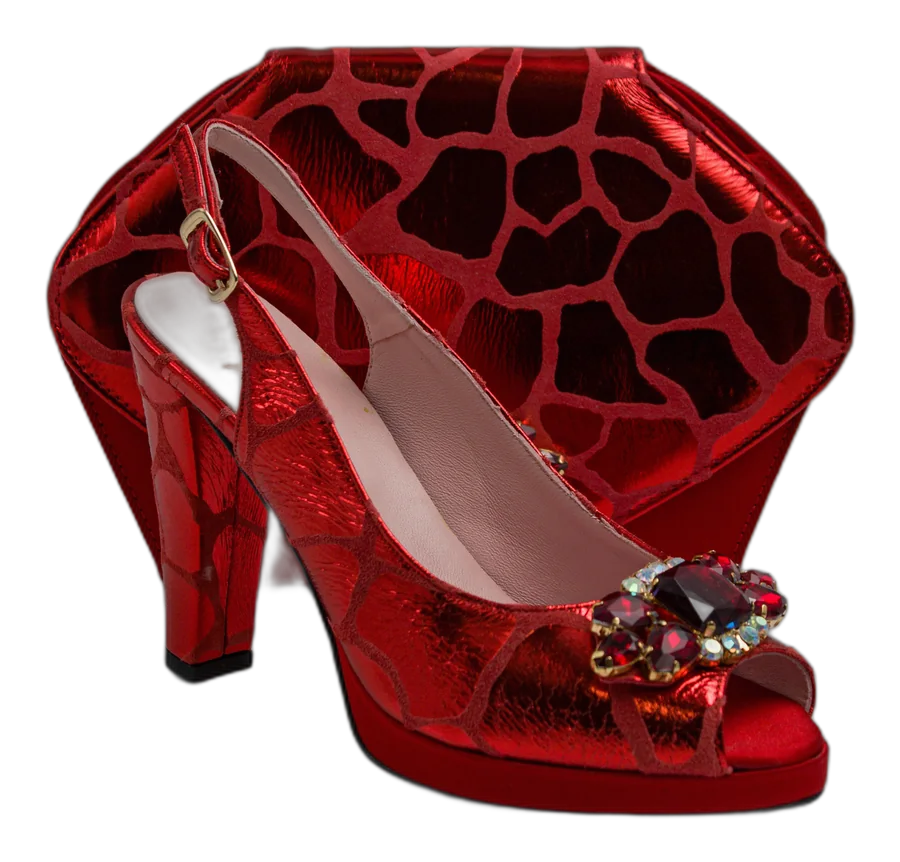 Red Webbed High Set