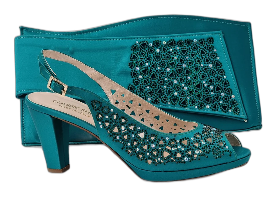 Teal Laser Cut Medium