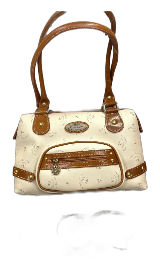 Cream Tan Monogram Bag & Shoe Set