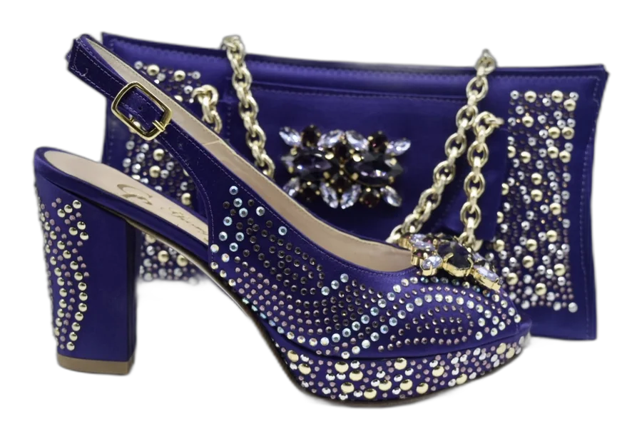 Purple Crystal Platform & Clutch Set