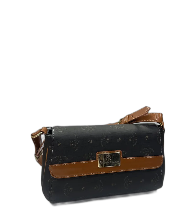 Black Monogram Crossbody Bag