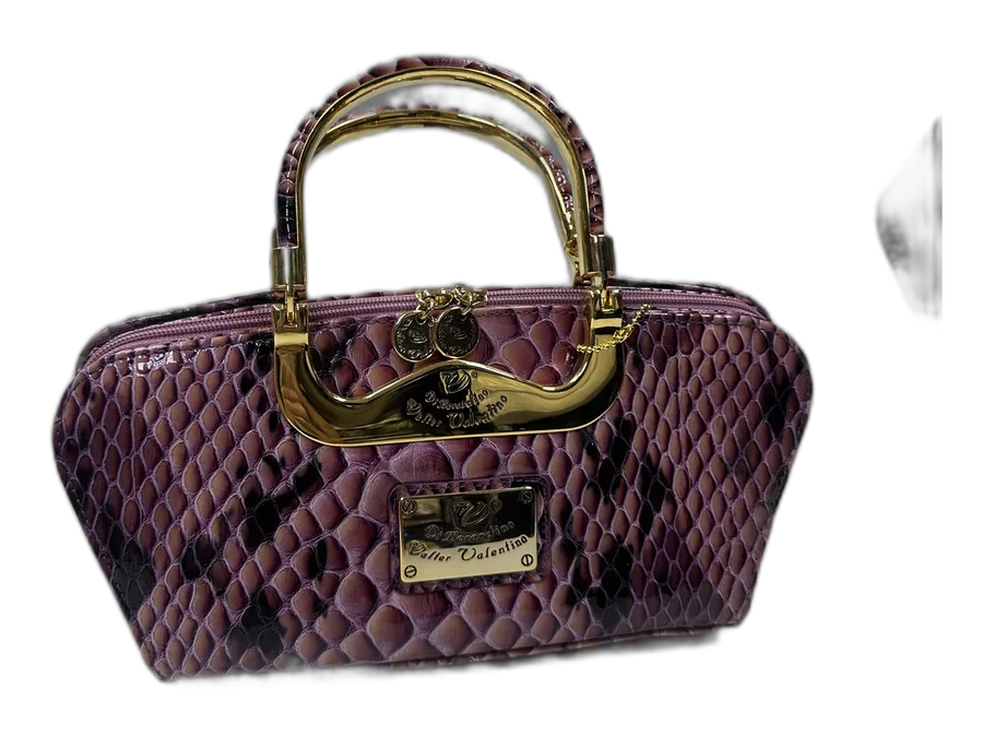 Mauve Scale Compact Handbag