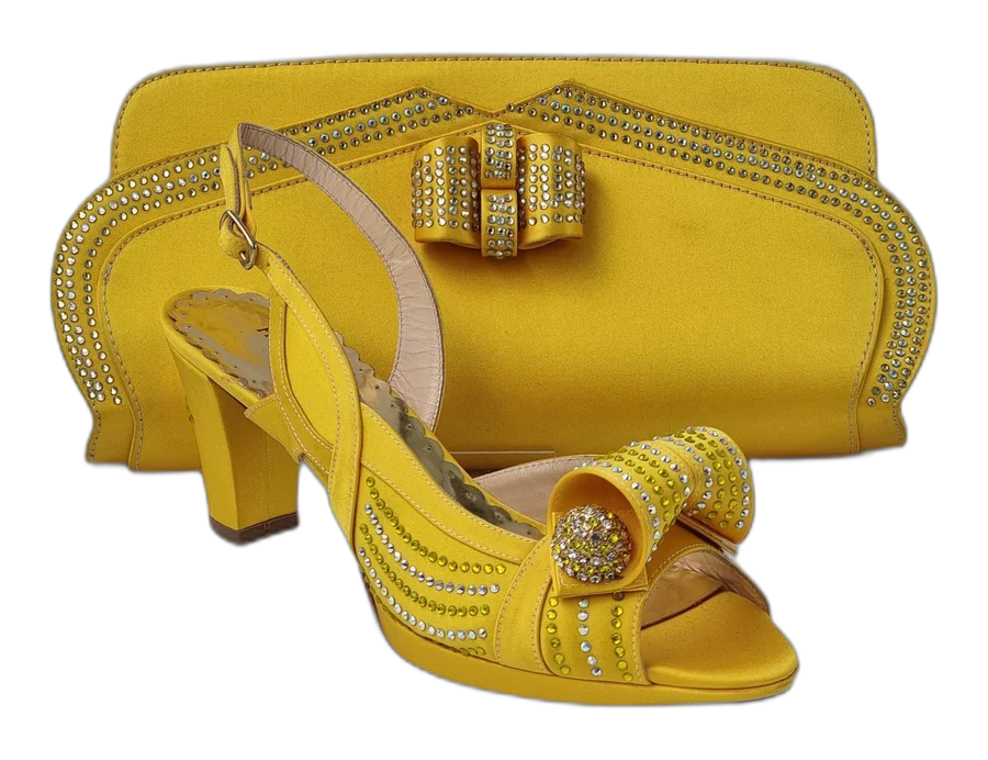 Yellow Double Ornament Set