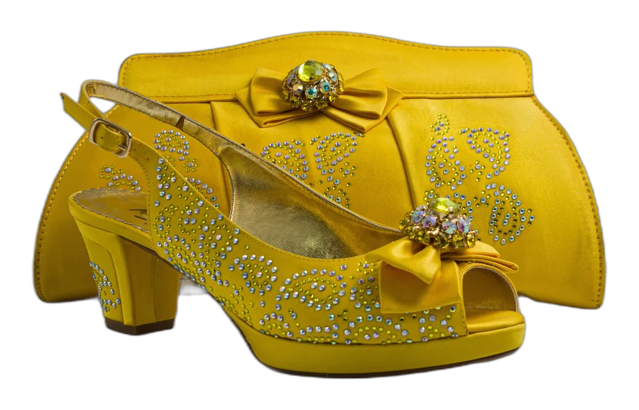 Yellow Paisley Stoned Set