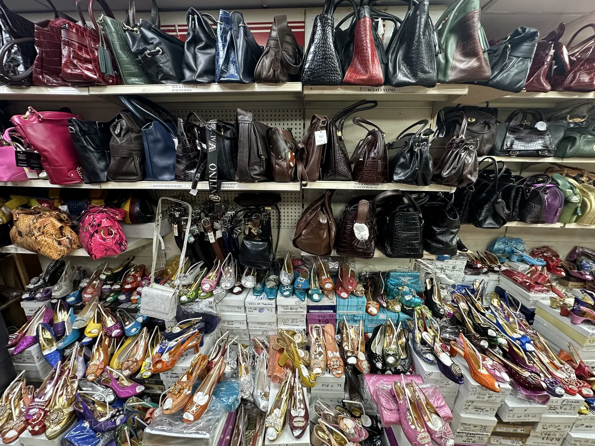 Matching shoe and bag sets